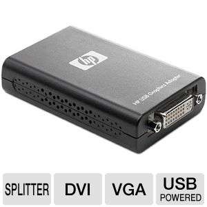 HP NL571AT USB to DVI Graphics Multiview Video Adapter USB to DVI 