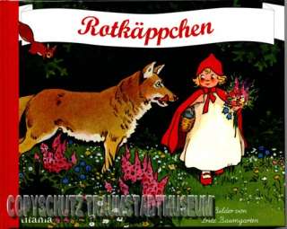 Rotkäppchen reizend illustriert von Fritz Baumgarten  