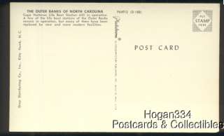 Vintage Life Boat Station Cape Hatteras NC Postcard  