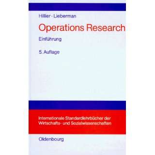 Operations Research Einführung  Frederick S Hillier 