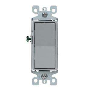 15 Amp Gray Decora Single Pole AC Quiet Switch R67 05601 2GS at The 