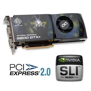 BFG GeForce 9800 GTX + OC Video Card   512MB GDDR3, PCI Express 2.0 