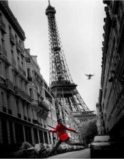 Paris   Eiffelturm, Mädchen In Rot Jacke Poster #48044  