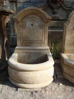 HAND CARVED STONE EUROPEAN STYLE WALL FOUNTAIN ST16  