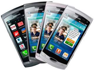 Samsung Wave II S8530 Smartphone 3,7 Zoll grau  Elektronik