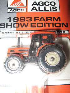Ertl 1/64 farm toy tractor Agco Allis tractor 6680 1993 Farm Show 