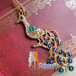 NEW Peacock Style Lady Necklaces Sweater Chain Fashion  