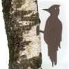 Specht Baum Dekoration Baumvogel Vogel Außen Deko aus Metall 34cm 