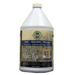 Trewax 1 gal. Gold Label Sealer Wax Satin Finish 887171968 at The Home 