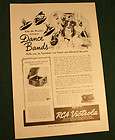   RCA Victrola Record Player Ad Worlds Greatest Dance Bands Nat Geo