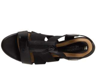 Naturalizer N5 Yazmin Black Stretch Strappy Sandals Heels Shoes Sz 10 