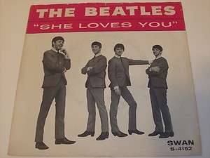 THE BEATLES SHE LOVES YOU ~ NO DONT DROP OUT ~ W/PS  