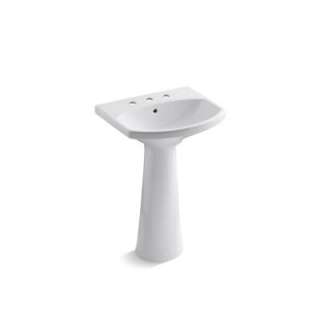   in. Pedestal Lavatory with in White K 2362 8 0 