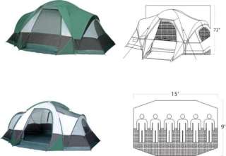 GigaTent White Cap Mt 610 Family Tent 6 Person 15 x 9 NEW  
