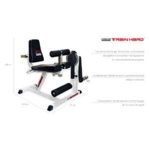 TrainHard HomePro Einzelstation Beinbeuger Beinstrecker  