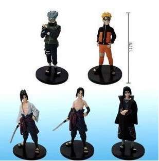 Naruto Anime Manga Figuren Set 5 Stück H11cm Cool 006  