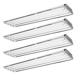   Lamp T8 Fluorescent Fixture, Powder Coated White with 320G Reflector