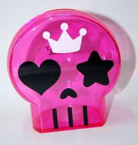 Cute Rockabilly SKULL Emo Totenkopf Spardose   pink  