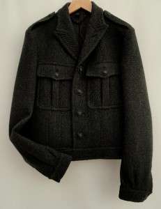 BN Auth Mens BURBERRY Prorsum DK Grey Wool Jacket Coat IT52 M   Only 