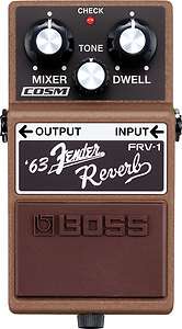 BOSS FRV 1 Fender® 1963 Spring Reverb Guitar Effects Pedal  
