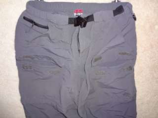 The North Face PARAMOUNT PEAK Convertible Mens Grey Pants Sz  L /G 