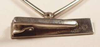 Vintage Sterling Silver Adjustable Tie Clip by Pedro Of Taxco Mexico 