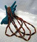 TWO MARBLED ROOTBEER & BUTTERSCOTCH BAKELITE NECKLACES   1 @ 80