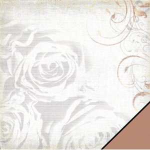 RAYHER   Scrapbooking Papier Rose d`Amour, 30,5x30,5 cm, 190g  