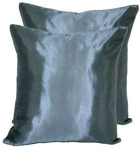 THAI SILK Throw cushion pillow case cover GRAY CC002  