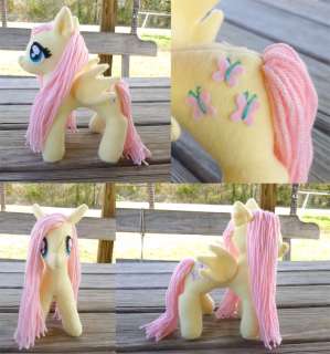 My Little Pony Friendship is Magic custom Fluttershy plush and Cube 
