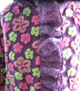 Corky And Company Girls Coat Berry Mixed Flower  
