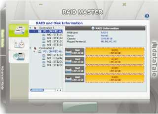   +USB+eSATA 4 Bay Quad RAID Enclosure for 3.5 SATA Hard Drive  