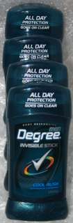 4x Men Degree Invisible Stick Deodorant  