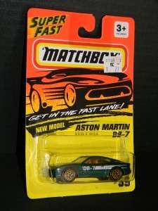1993 MATCHBOX NEW MODEL ASTON MARTIN DB 7 #59 GREEN MOC  