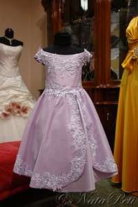 FLOWER GIRL PAGEANT PRINCESS PARTY HOLIDAY DRESS 2930 VIOLET SIZE 4 6 
