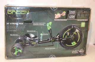 HUFFY Black Out Green Machine Tri Wheel Bicycle / Bike 98202A  