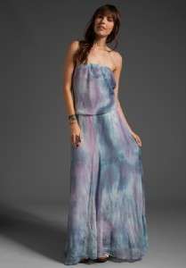 NWT 2011 Gypsy 05 Circa Silk Tube Maxi Dress L $295  