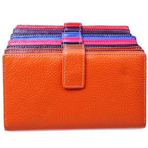 New Arrival Hot Real leather Ladys Wallet Purse Cluth,8 colors  