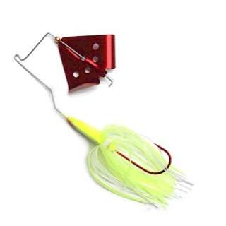 Cavitron Buzzbait ~ Chartreuse White/Gold Blade. Available sizes 1/4 