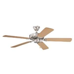 Sterling Manor Collection 52ö Brushed Stainless Steel Ceiling Fan 