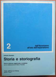 STORIA E STORIOGRAFIA 2 (Antonio Desideri) a Bologna    Annunci