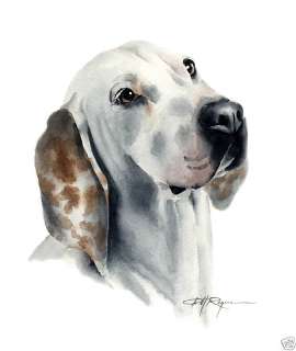   PORCELAINE Painting Dog ART NOTE CARDS by Artist DJR