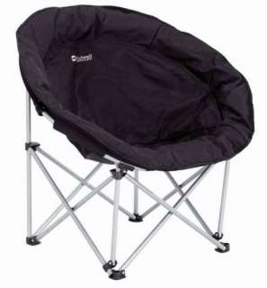   OUTWELL BLACK COMFORT FOLDING OUTDOOR CAMPING CHAIR MOON BLACK