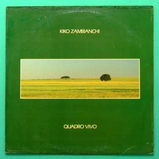 LP KIKO ZAMBIANCHI QUADRO VIVO SOFT ROCK POP 86 BRAZIL  