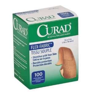  CURAD NON25660 Adh Bandage,Sterile,Fabric,1x3 In,PK 100 