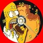Homer Simpson Novelty Cd Clock Can be personalised