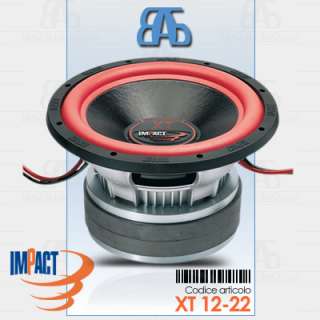 XT 12 22 Subwoofer Impact doppia bobina 32cm 5000W  