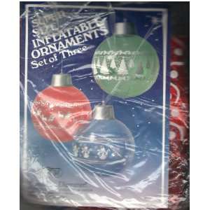  Super Size Inflatable Ornaments (Set of Three) Everything 