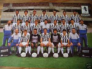 CARTOLINA GIGANTE JUVENTUS HURRA JUVENTUS 1988/89  