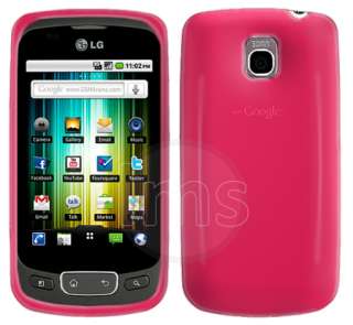 BABY PINK GEL CASE COVER SKIN FOR LG OPTIMUS ONE P500  